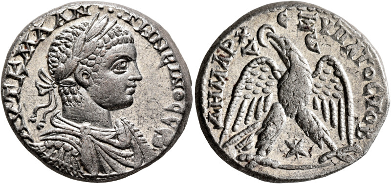 SYRIA, Seleucis and Pieria. Antioch (?). Elagabalus, 218-222. Tetradrachm (Billo...