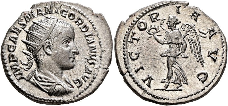 Gordian III, 238-244. Antoninianus (Silver, 23 mm, 4.90 g, 12 h), Antiochia, 239...