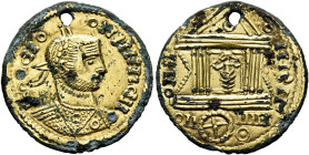 UNCERTAIN GERMANIC TRIBES, Aurum Barbarorum. Late 3rd-early 4th centuries. 'Aureus' (Subaeratus, 20 mm, 1.92 g, 12 h), 'Plated Group'. Imitating Probu...