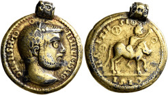 UNCERTAIN GERMANIC TRIBES, Aurum Barbarorum. Late 3rd-early 4th centuries. Aureus (Subargentum, 20 mm, 6.20 g, 12 h), 'Tetrarchic Adventus Group C'. I...