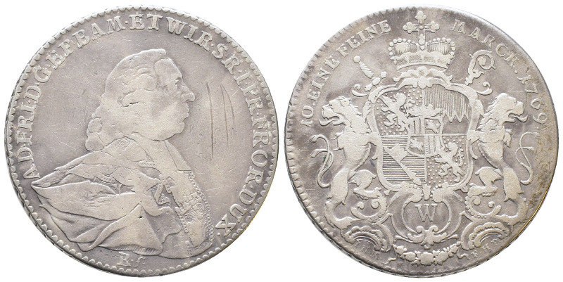 Würzburg, Adam Friedrich von Seinsheim 1755-1779, Konv.-Taler 1769, Würzburg. 27...