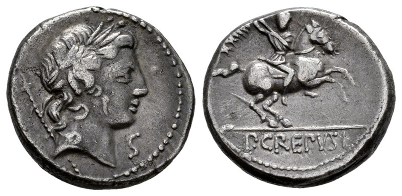 Crepusius. Publius Crepusius. Denarius. 82 BC. Rome. (Ffc-659). (Craw-361/1b). (...