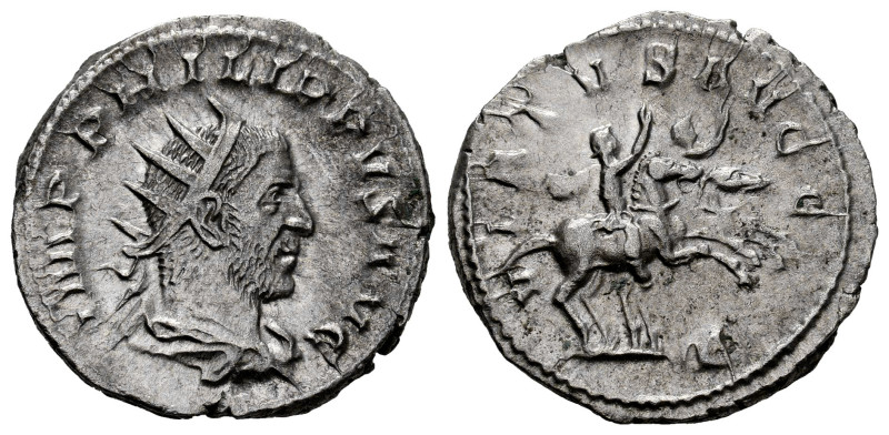 Philip I. Antoninianus. 248 d.C. Rome. (Ric-IV 10). (Rsc-241a). Anv.: IMP PHILIP...