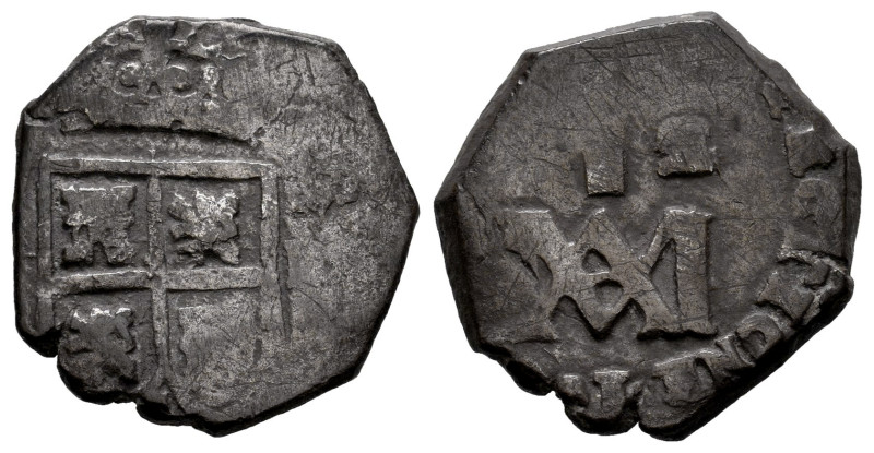 Charles II (1665-1700). 2 reales. (1686-1694). Sevilla. (M). (Cal-tipo 80). Ag. ...