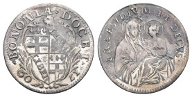 Bologna - Clemente XI (1700-1721) - Carlino 1709 - MOLTO RARA (R2) 1,58 g - CNI 5

MB/BB

SPEDIZIONE SOLO IN ITALIA - SHIPPING ONLY IN ITALY