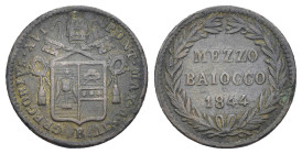 Bologna - Stato Pontificio - Gregorio XVI (1831-1846) - 1/2 Baiocco 1844 XIV - 4,84 g - CNI 90

MB+

SPEDIZIONE SOLO IN ITALIA - SHIPPING ONLY IN ...
