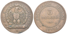 Bologna - Seconda Repubblica Romana (1848-1849) - 3 Baiocchi 1849 - RARA - 24,28 g - CNI 2

MB/BB

SPEDIZIONE SOLO IN ITALIA - SHIPPING ONLY IN IT...
