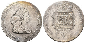 Regno d'Etruria - Carlo Ludovico di Borbone (1803-1807) - Dena 1807 - Firenze - Ag - gr. 38,94 - Gigante 11

MB

SPEDIZIONE SOLO IN ITALIA - SHIPP...