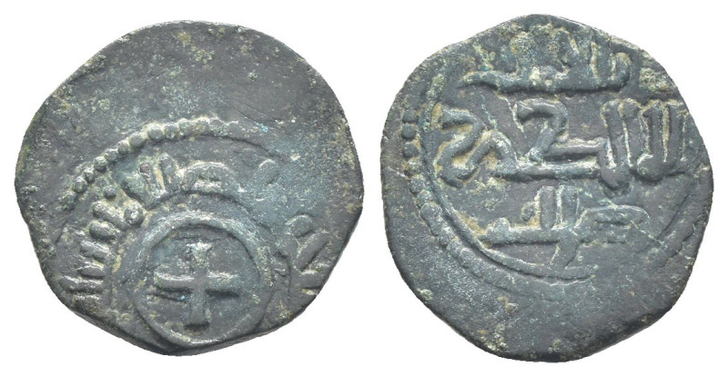 Messina - Ruggero II (1105-1154) - emissione del 1141-1154 - Follaro - Cu - 1,20...