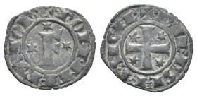 Messina o Brindisi - Federico II (1197-1250) - Denaro 1249 - D/ F con stelle R/ croce circondata da quattro stelle - 0,89g - Mi - Spahr 148

qBB

...