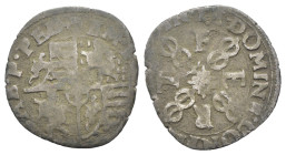 Emanuele Filiberto (1553-1580) - Soldo del III° tipo 1571 o 1576 con F E R T tra croce formata da 4 nodi - data e sigla illegibili - NC - Mi

BB

...