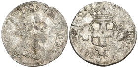 Carlo Emanuele I (1580-1630) - 2 Fiorini 1625 - 3° tipo - D/ croce sotto al busto R/ in alto 1625 - RARA - Ag e Mi - 6,09 g - MIR 647c

BB+

SPEDI...