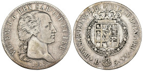 Vittorio Emanuele I (1802-1821) - 5 Lire 1819 - RARA - Ag - gr. 24,26 - Gig. 20

qBB

SPEDIZIONE SOLO IN ITALIA - SHIPPING ONLY IN ITALY