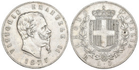 Vittorio Emanuele II (1861-1878) - 5 Lire 1877 - Ag - Gigante 52

BB+

SPEDIZIONE SOLO IN ITALIA - SHIPPING ONLY IN ITALY