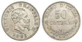 Vittorio Emanuele II (1861-1878) - 50 Centesimi 1863 Valore - Zecca: Milano - Ag - Gig# 76

qSPL

SPEDIZIONE SOLO IN ITALIA - SHIPPING ONLY IN ITA...