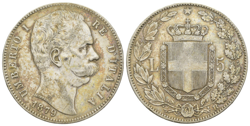 Umberto I (1878-1900) - 5 Lire 1879 - Ag - Gigante 24

BB

SPEDIZIONE SOLO I...