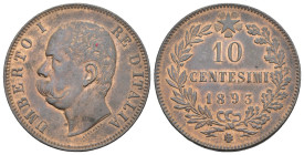 Umberto I (1878-1900) - 10 Centesimi 1893 Birmingham - Cu - Gigante 48

BB/SPL

SPEDIZIONE SOLO IN ITALIA - SHIPPING ONLY IN ITALY