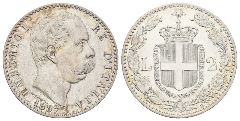 Umberto I (1878-1900) - 2 Lire 1897 - Ag - Gigante 32

SPL+

SPEDIZIONE SOLO...