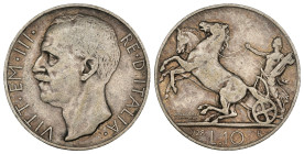 Regno d'Italia - Vittorio Emanuele III (1900-1943) 10 Lire "Biga" 1928 * - Gig.57 - NC - Ag

qBB

SPEDIZIONE SOLO IN ITALIA - SHIPPING ONLY IN ITA...
