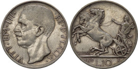 Regno d'Italia - Vittorio Emanuele III (1900-1943) 10 Lire "Biga" 1929 ** (due rosette) - Ag - Gig. 58a

BB

SPEDIZIONE SOLO IN ITALIA - SHIPPING ...