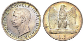 Vittorio Emanuele III (1900-1943) - 5 Lire Aquilotto 1929 (due rosette) - Ag - Gigante 76a

FDC

SPEDIZIONE SOLO IN ITALIA - SHIPPING ONLY IN ITAL...