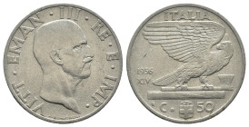Vittorio Emanuele III (1900-1943) - 50 Centesimi 1936, Anno XIV Impero - Rara - Ni 975 - Gig# 182

BB

SPEDIZIONE SOLO IN ITALIA - SHIPPING ONLY I...