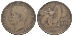 Vittorio Emanuele III (1900-1943) - 10 Centesimi Ape 1919 - RARA - Gigante 228

MB+

SPEDIZIONE SOLO IN ITALIA - SHIPPING ONLY IN ITALY