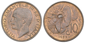 Vittorio Emanuele III (1900-1943) - 10 Centesimi Ape 1922 - Gigante 231 - Rame rosso

FDC

SPEDIZIONE SOLO IN ITALIA - SHIPPING ONLY IN ITALY
