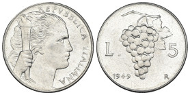 Monetazione in lire (1946-2001) 5 Lire Uva 1949 - Gigante 280 - Cartellino Gaudenzi FDC

FDC

SPEDIZIONE SOLO IN ITALIA - SHIPPING ONLY IN ITALY