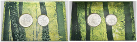 Monetazione in lire (1946-2001) - Dittico di monete Flora e Fauna d'Italia 1991 - 500 Lire e 200 Lire Ag - in confezione di zecca

FDC

SPEDIZIONE...