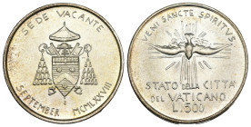 Sede Vacante (Settembre 1978) - 500 Lire 1978 - Ag - Gigante# 305

qFDC

SPEDIZIONE IN TUTTO IL MONDO - WORLDWIDE SHIPPING