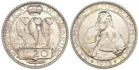 Vecchia Monetazione (1864-1938) - 20 lire 1938 - R2 (MOLTO RARA) - Ag - Gig.8

FDC

SPEDIZIONE SOLO IN ITALIA - SHIPPING ONLY IN ITALY