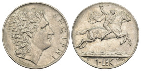 Albania - Zog I (1928-1939) - 1 Lek 1931 - Ni - KM# 5 

SPL

SPEDIZIONE SOLO IN ITALIA - SHIPPING ONLY IN ITALY