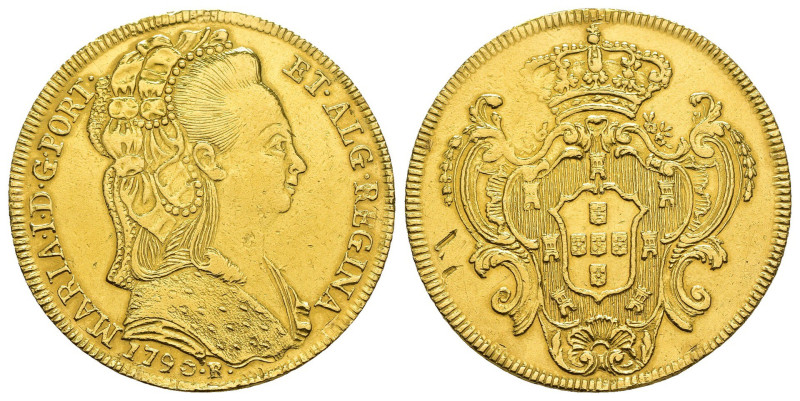 Portogallo - Maria I (786-1799) 4 Escudos 1790, Zecca di Bahia - KM#299 - gr.14,...