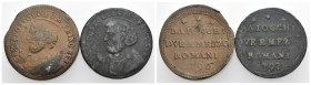 Stato Pontificio - Pio VI (1775-1799) - Lotto 2 monete: Sampietrino da 2 Baiocchi e mezzo 1796 e 1797 

SPEDIZIONE SOLO IN ITALIA - SHIPPING ONLY IN...