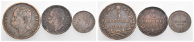 Regno d'Italia - Umberto I - Lotto di 3 monete: 5 Centesimi 1895, 2 Centesimi 1895, 1 Centesimi 1895

SPEDIZIONE SOLO IN ITALIA - SHIPPING ONLY IN I...