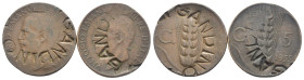Regno d'Italia - Vittorio Emanuele III (1900-1943) - Lotto da 2 monete da 5 Centesimi Spiga con contromarche - Cu

SPEDIZIONE SOLO IN ITALIA - SHIPP...