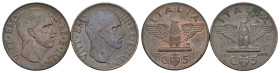 Regno d'Italia - Vittorio Emanuele III (1900-1943) - Lotto di 2 Monete da 5 Centesimi Impero 1938 XVI e 1939 XVII

med.qSPL

SPEDIZIONE SOLO IN IT...