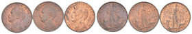 Regno d'Italia - Vittorio Emanuele III (1900-1943) - Lotto di 3 monete da 1 Centesimo Italia su Prora - anni 1914 e 1916

SPEDIZIONE SOLO IN ITALIA ...