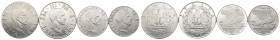 Vittorio Emanuele III (1900-1943) - Lotto di 4 monete da 2 lire 1939 (anni XVII e XVIII) e 50 centesimi 1939 (anni XVII e XVIII)

SPEDIZIONE SOLO IN...