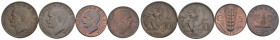 Regno d'Italia - Lotto n.4 Monete composto da: 10 Centesimi "Ape" 1925 - 10 Centesimi "Ape" 1933 - 5 Centesimi "Spiga" 1936 - 5 Centesimi "Impero" 193...