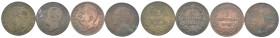 Regno d'Italia - lotto di 4 monete da 2 centesimi - anni vari - Cu 

SPEDIZIONE SOLO IN ITALIA - SHIPPING ONLY IN ITALY