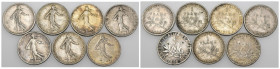 Francia - Lotto di sette monete da 1 Franco - anni vari - Ag

SPEDIZIONE SOLO IN ITALIA - SHIPPING ONLY IN ITALY