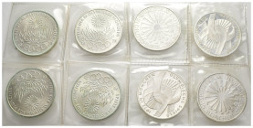 Germania - Lotto di 8 monete da 10 Mark Olimpiadi di Monaco 1972 - tipologie varie - Ag

SPEDIZIONE IN TUTTO IL MONDO - WORLDWIDE SHIPPING