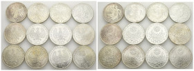 Germania - Lotto 12 monete da 10 marchi - anni vari - Ag

SPEDIZIONE IN TUTTO IL MONDO - WORLDWIDE SHIPPING