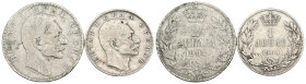 Serbia - Lotto di 2 monete: 2 Dinara 1904; 1 Dinara 1904 - Ag

SPEDIZIONE SOLO IN ITALIA - SHIPPING ONLY IN ITALY
