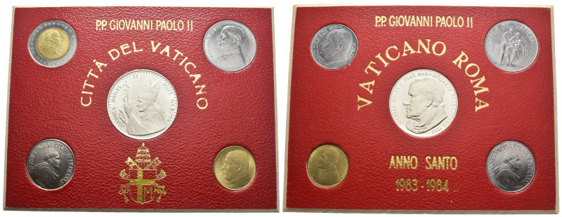 Città del Vaticano - Giovanni Paolo II (1978-2005) - Lotto di 2 Set da 5 valori...