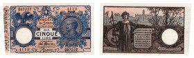 Regno d'Italia - Vittorio Emanuele III - Biglietti di Stato - 5 Lire Matrice - 29/07/1918 - Gig. (Bugani) BS 12E

qFDS

SPEDIZIONE SOLO IN ITALIA ...