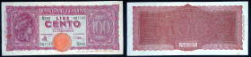 Regno d'Italia - Luogonenza - 100 Lire Italia Turrita - 10/12/1944 - Gig. (Bugani) BI 25A

BB+

SPEDIZIONE SOLO IN ITALIA - SHIPPING ONLY IN ITALY