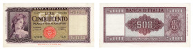 Repubblica Italiana - 500 Lire Italia - 20/03/1947 - Gig. (Bugani) BI 39A

SPL+

SPEDIZIONE SOLO IN ITALIA - SHIPPING ONLY IN ITALY